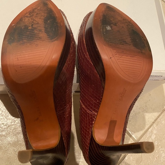 Zara basic collection , high heels platform , worn twice perfect condition - Picture 5 of 5